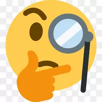 思维表情贴纸思维不和谐-表情符号