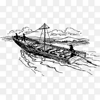 布列甘丁船划船剪贴画船