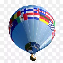 热气球飞行飞机-犹他州茶壶