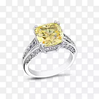 结婚戒指订婚戒指钻石立方氧化锆