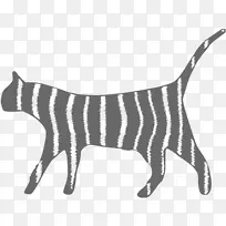 粉红猫电脑图标剪贴画-猫