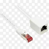 第6类电缆以太网补丁电缆网络电缆插座延长线