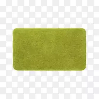 绿色配色水浴垫