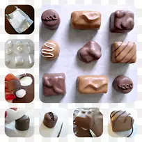 邦本普拉特巧克力松露-高聚物黏土