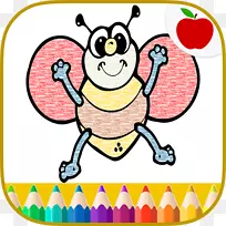 儿童作画：轻松着色游戏儿童绘画游戏疯狂塔爬行动物儿童着色游戏下载-android