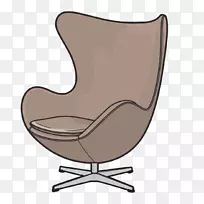Eames躺椅鸡蛋绘图家具-椅子