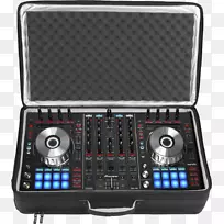 DJ控制器MIDI控制器光盘骑师音频混频器.MIDI控制器
