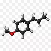 茴香醇分子化学甲基丁香酚