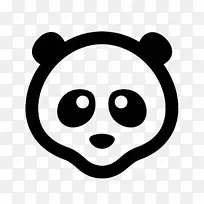 大熊猫电脑图标-енот