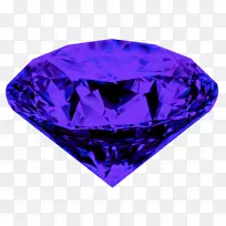 蓝钻石透明和半透明-钻石