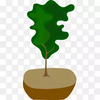 计算机图标剪贴画树
