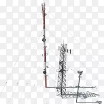 电力天线附件公用事业线路角-电信塔