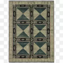 对称平米图案-Bokara地毯