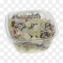 素食烹饪配方塑料食品蔬菜-华尔道夫沙拉