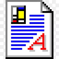 Windows 95电脑图标按钮-按钮
