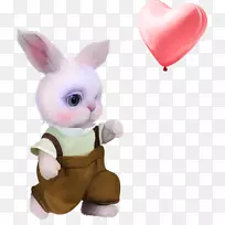 彼得兔子填充动物的故事&可爱的玩具-兔子