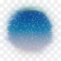 蓝色桌面壁纸-蓝色之星