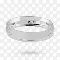 结婚戒指银材料结婚戒指