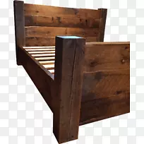 床架床头柜回收木材抽屉