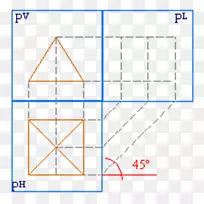三角形点图正投影三角形