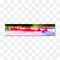 显示装置艺术线字体花样滑冰俱乐部