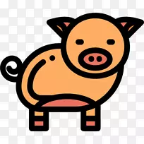 猪鼻动画剪贴画-猪