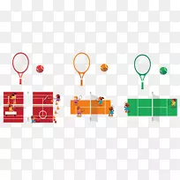 瑞士网球协会国际网球联合会网球拍-儿童网球