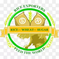 徽标白米谷类茉莉花米-米