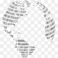 二进制数字二进制代码全球计算机全球