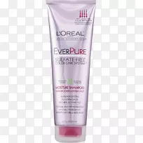 润肤露l‘oréal Everure纯彩色护理系统，保湿洗发水，头发-洗发水