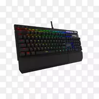电脑键盘电脑鼠标HyperX合金精英RGB机械游戏键盘金斯敦高温合金-电脑鼠标