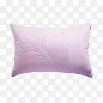 垫抛枕头睡紫枕
