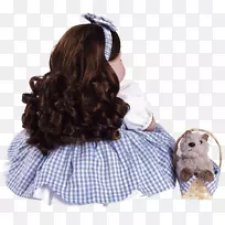 多萝西·盖尔·阿多拉娃娃，20英寸猫的喵-英寸浅金色头发/蓝色，奥兹玩具的向导