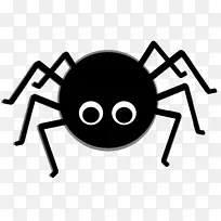 西班牙蜘蛛知识学生剪贴画小蜘蛛
