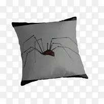 抛枕头垫长方形小蜘蛛