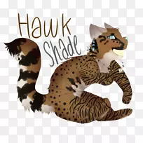 胡须猫尾巴野生动物字体猫