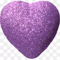 紫丁香心夹艺术-紫色