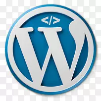 Web开发WordPress徽标计算机图标-web服务