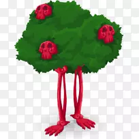 花园玫瑰人骨骼
