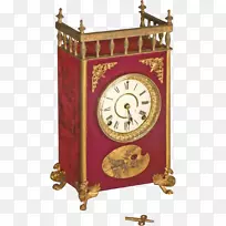 法兰西帝国壁炉钟地板和祖父钟壁炉座钟