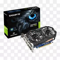 显卡和视频适配器GeForce GTX 660 ti Nvidia GeForce GTX 750 ti GDDR 5 SDRAM