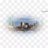 天际线摩天大楼城市景观天空plc-南波士顿高速公路