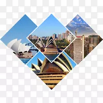 悉尼歌剧院悉尼海港大桥三角形屋顶三角形