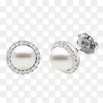 珍珠耳环钻石珠宝结婚戒指养殖淡水珍珠
