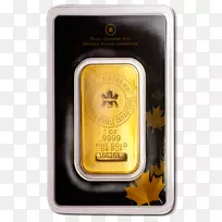 金条加拿大皇家铸币厂加拿大黄金枫叶金