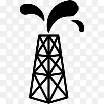 石油工业石油平台钻机油井