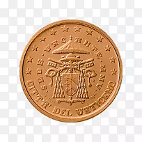梵蒂冈欧元硬币梵蒂冈城欧洲联盟硬币