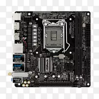 Intel Mini-ITX asRock z370 m-itx/ac lga 1151微型ITX主板-英特尔