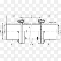 联轴器齿轮技术绘图工程.1j