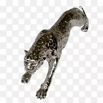 猎豹雕塑，猫雕像-猎豹